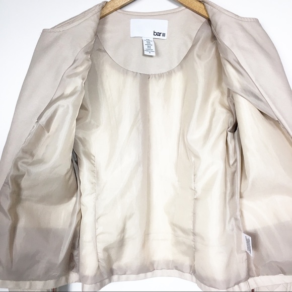 Bar III Faux Leather Moto Jacket - Picture 5 of 6